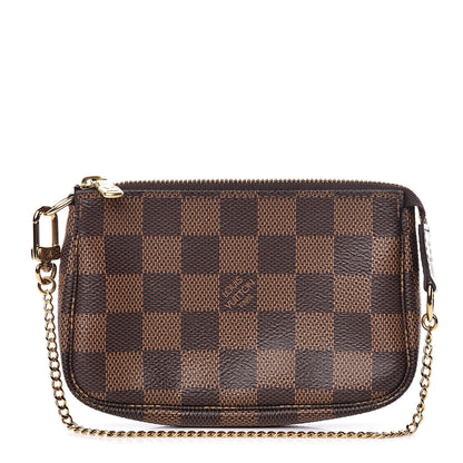 Louis Vuitton Damier Ebene Mini Pochette Accessories 1 of 9