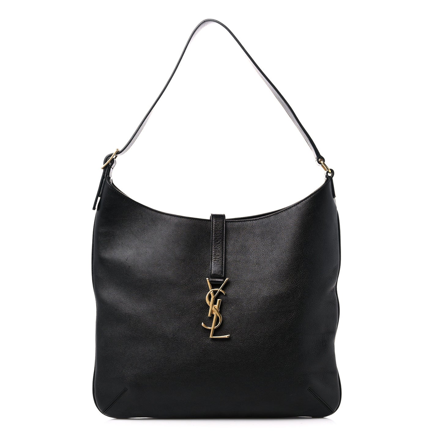 Calfskin Monogram Hobo Black