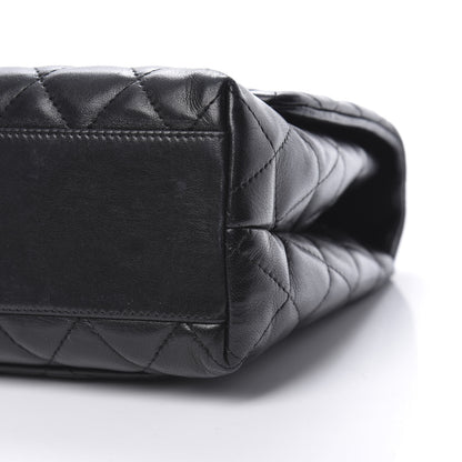 Chanel Lambskin Quilted Medium Kelly Flap Bag Black 10 of 16