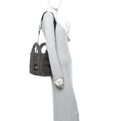 Marc Jacobs Polyester Cotton Small The Teddy Traveler Tote Bag Grey 2 of 12