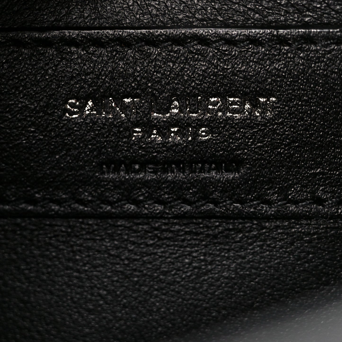 Grain De Poudre Medium Classic Monogram Monochrome Kate Satchel Black