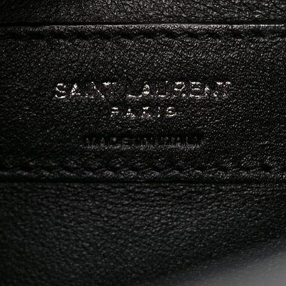 Saint Laurent Grain De Poudre Medium Classic Monogram Monochrome Kate Satchel Black 7 of 12