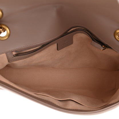 Gucci Calfskin Matelasse Medium GG Marmont Shoulder Bag Porcelain Rose 5 of 8