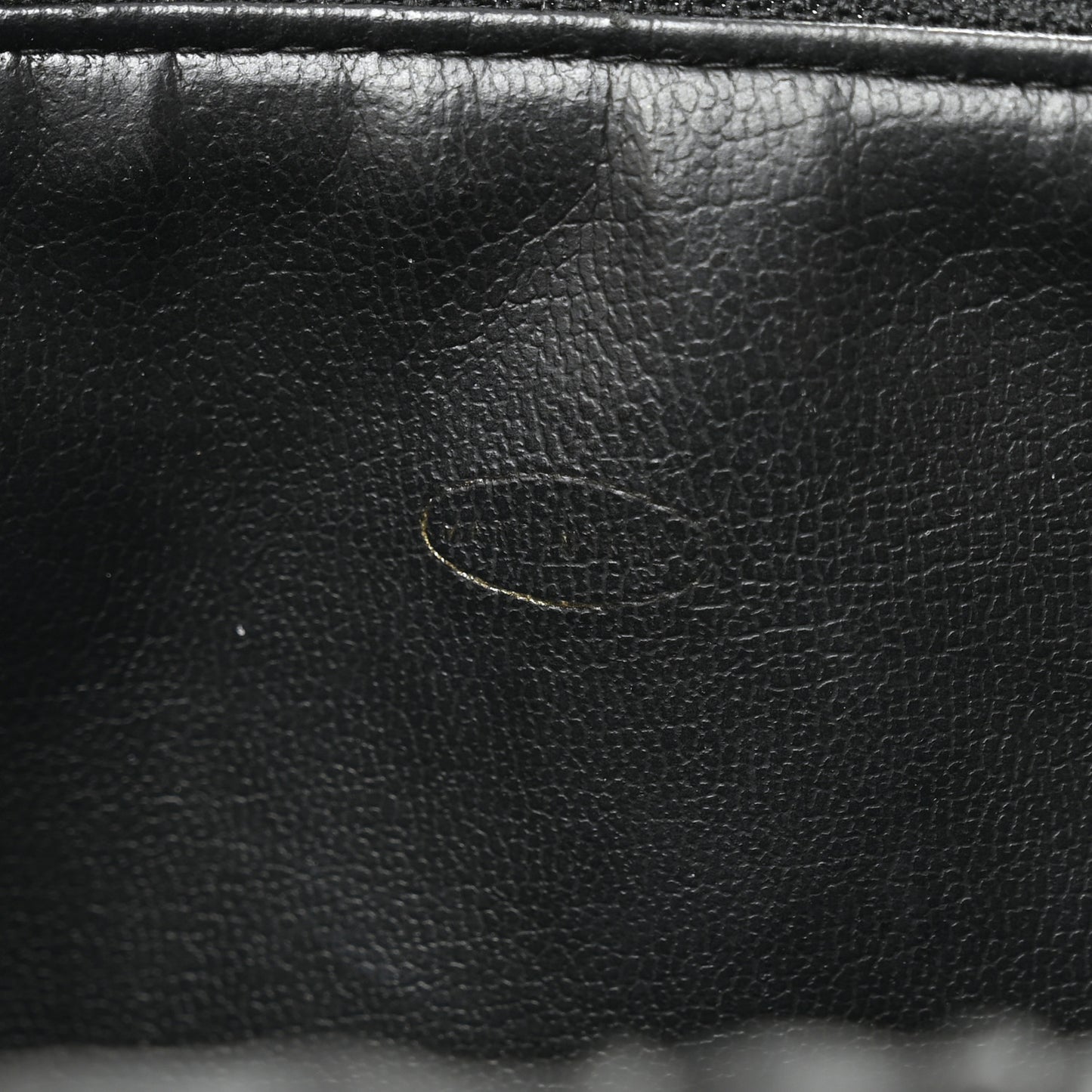 Calfskin Vanity Cosmetic Bag Black