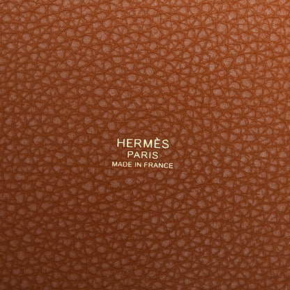 Hermes Taurillon Clemence Picotin Lock 22 MM Gold 6 of 10
