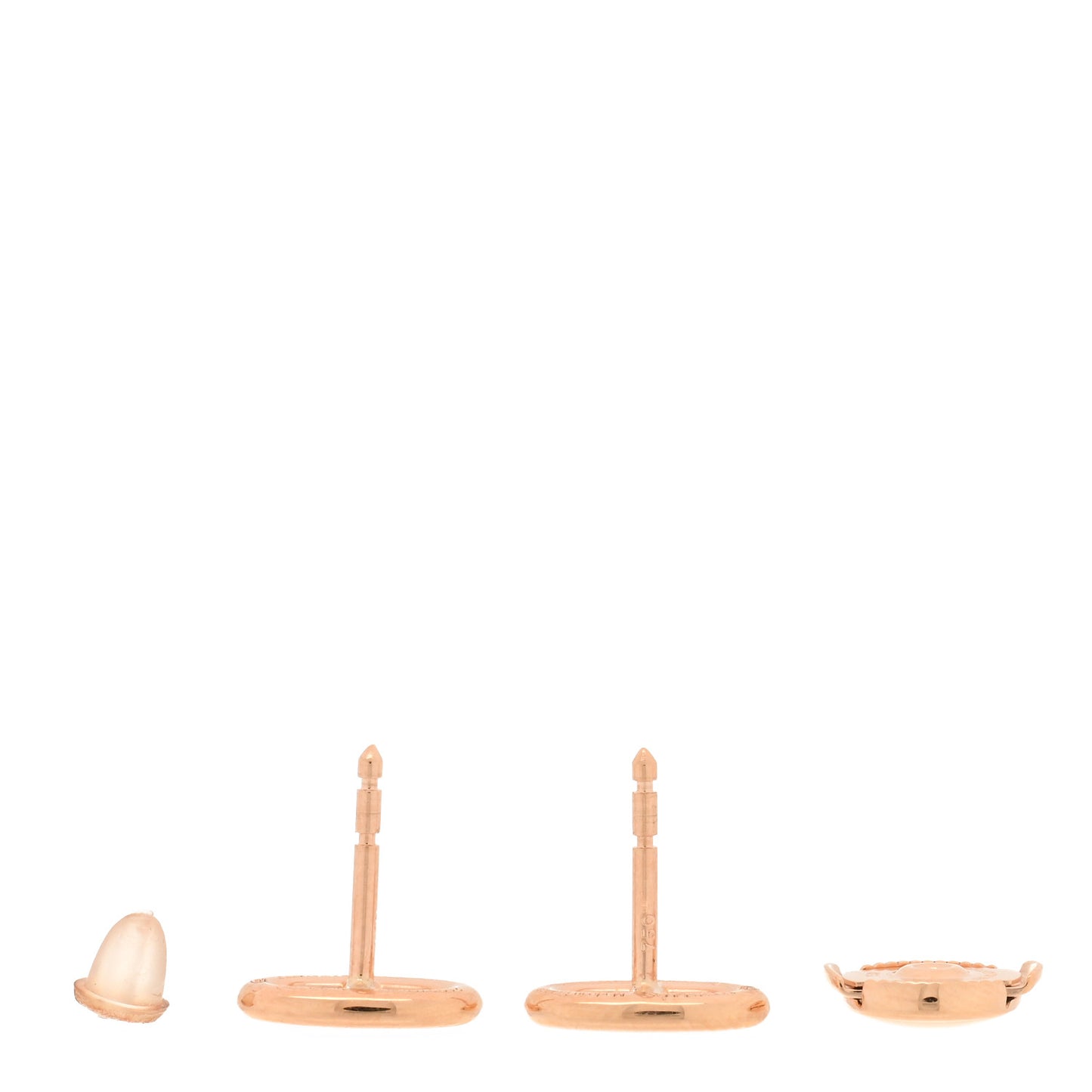 18K Rose Gold TPM Farandole Stud Earrings