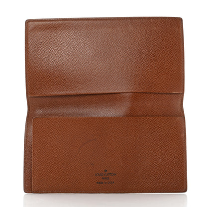 Louis Vuitton Monogram Simple Checkbook Holder Wallet Cover 4 of 11