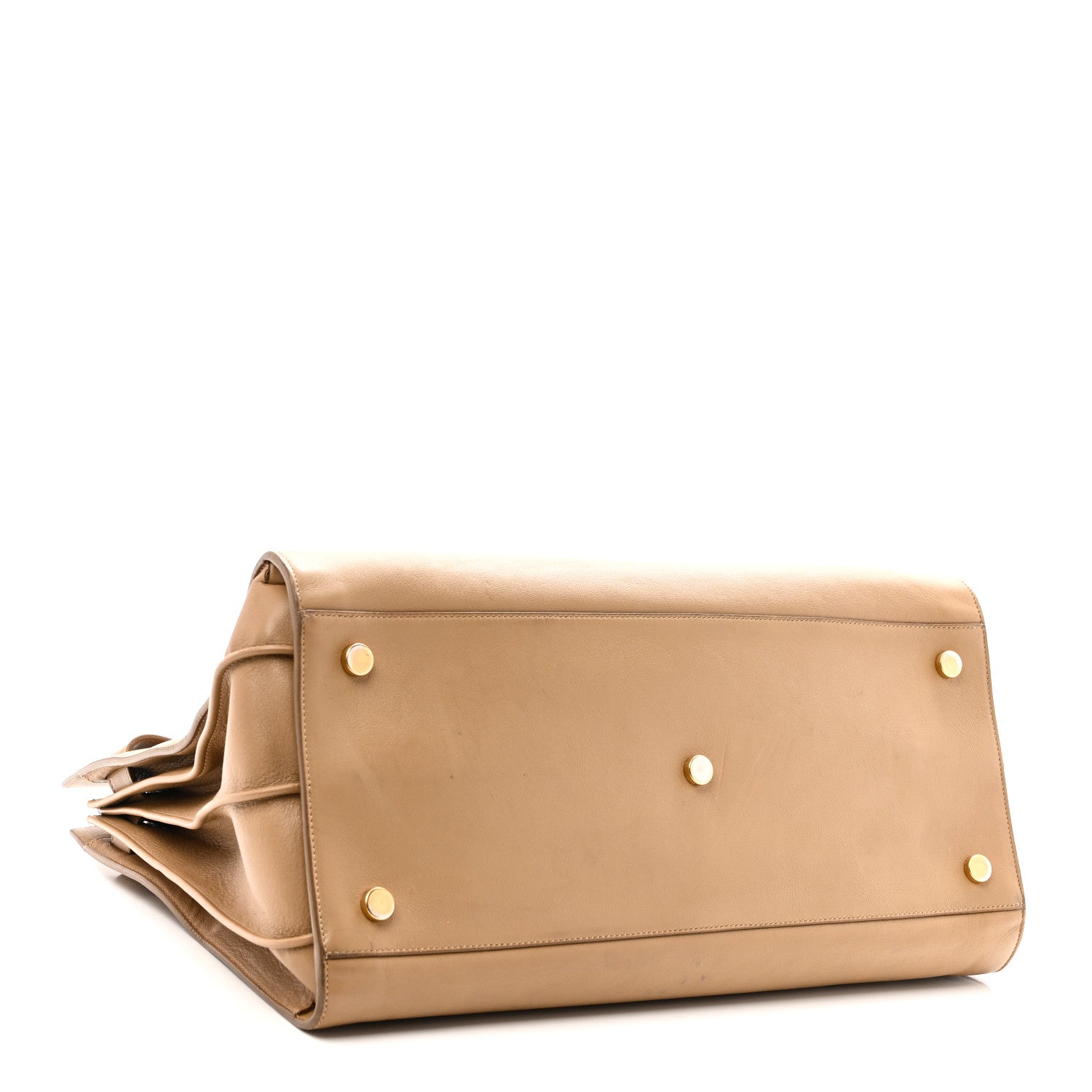 Saint Laurent Calfskin Large Sac de Jour Carryall Tan 4 of 9