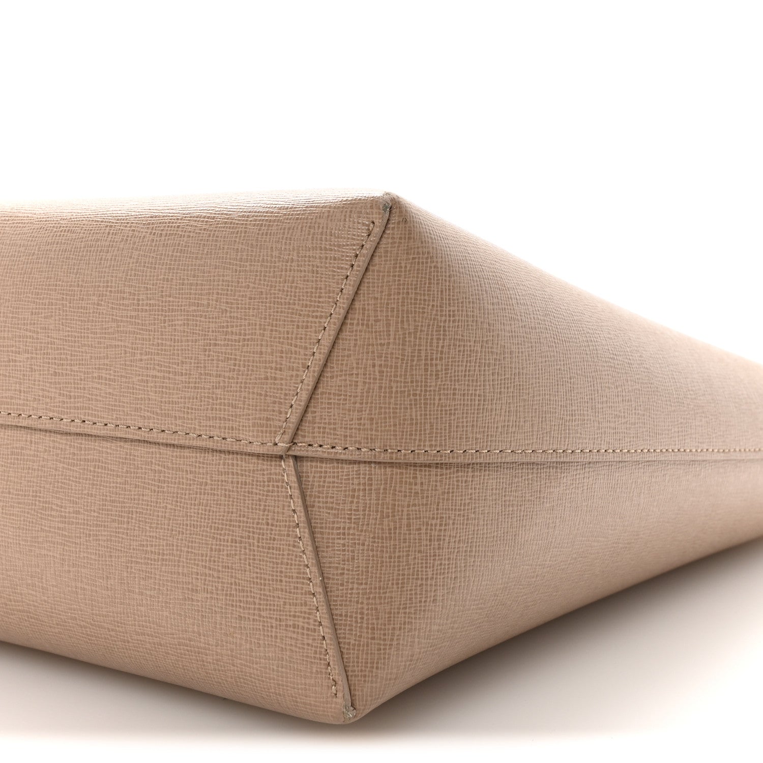 Mansur Gavriel Saffiano Small Zip Tote Beige 9 of 9