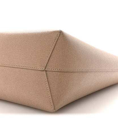 Mansur Gavriel Saffiano Small Zip Tote Beige 9 of 9
