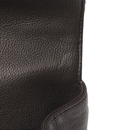 Saint Laurent Sheepskin Matelasse Chevron Monogram Medium College Bag Asphalt 10 of 17