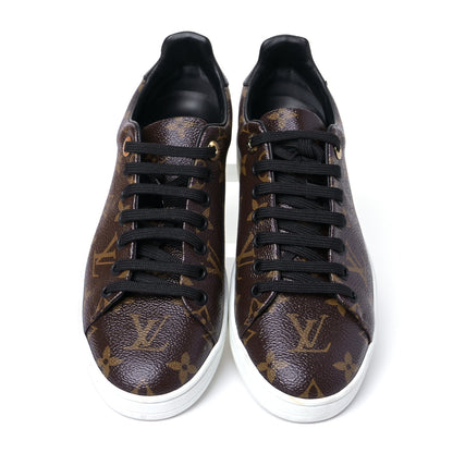 Louis Vuitton Patent Monogram Frontrow Sneakers 40 2 of 10