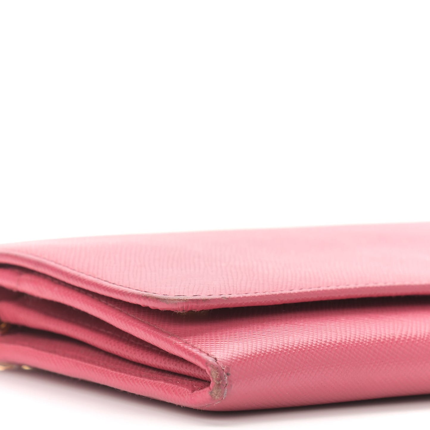 Saffiano Metal Oro Chain Wallet Peonia