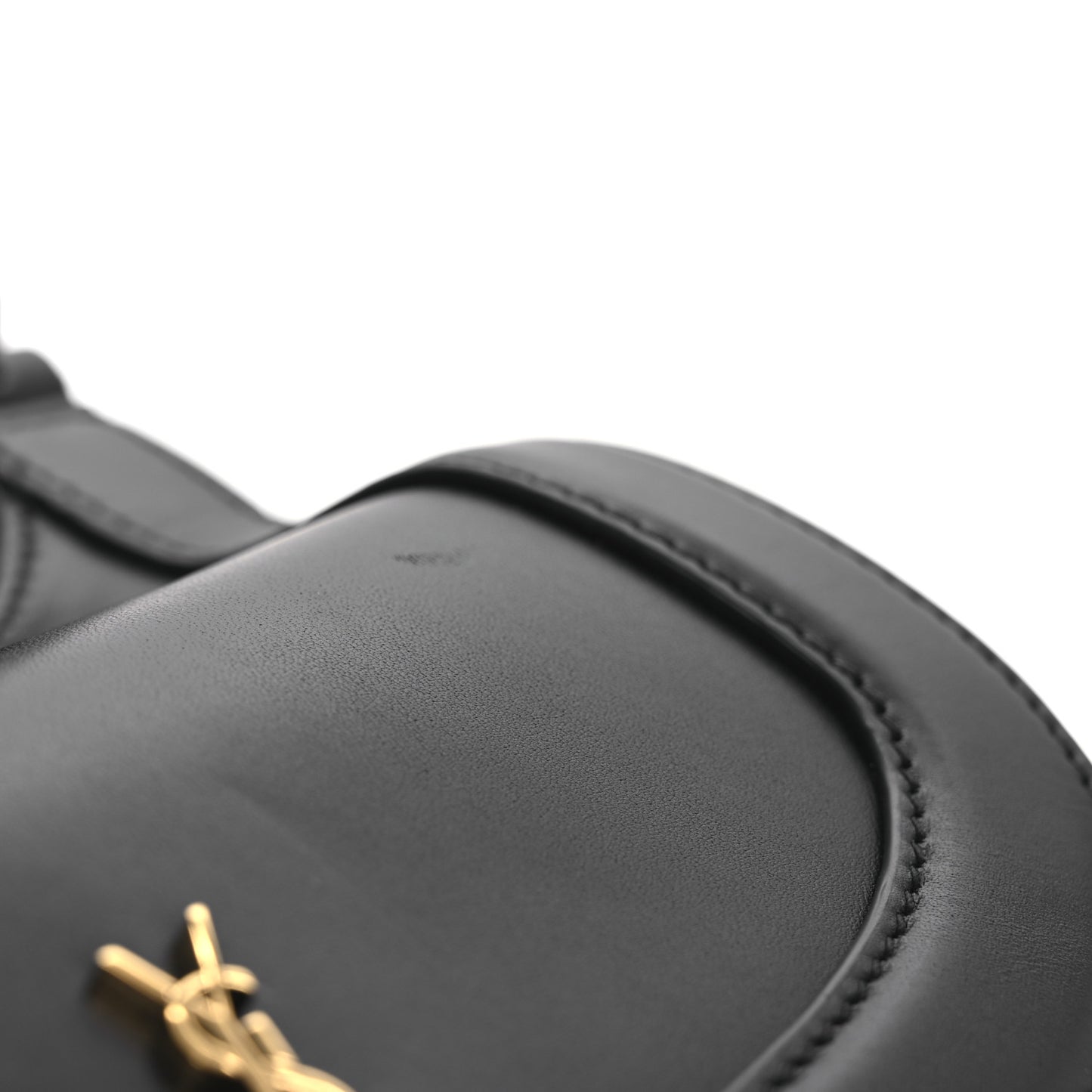 Smooth Calfskin Small Charlie Shoulder Bag Black