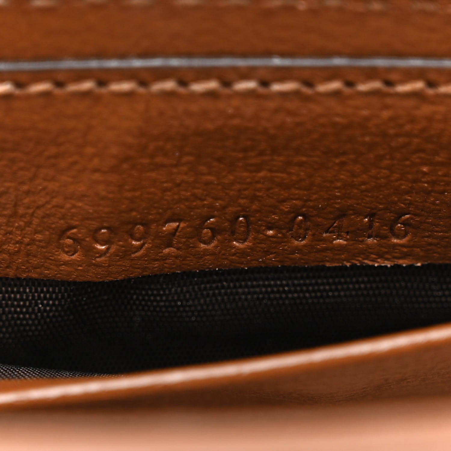 Gucci GG Supreme Monogram Azalea Calfskin Web Horsebit 1955 Wallet On Strap Beige Ebony Brown Sugar 7 of 12