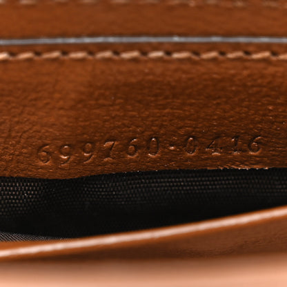 Gucci GG Supreme Monogram Azalea Calfskin Web Horsebit 1955 Wallet On Strap Beige Ebony Brown Sugar 7 of 12