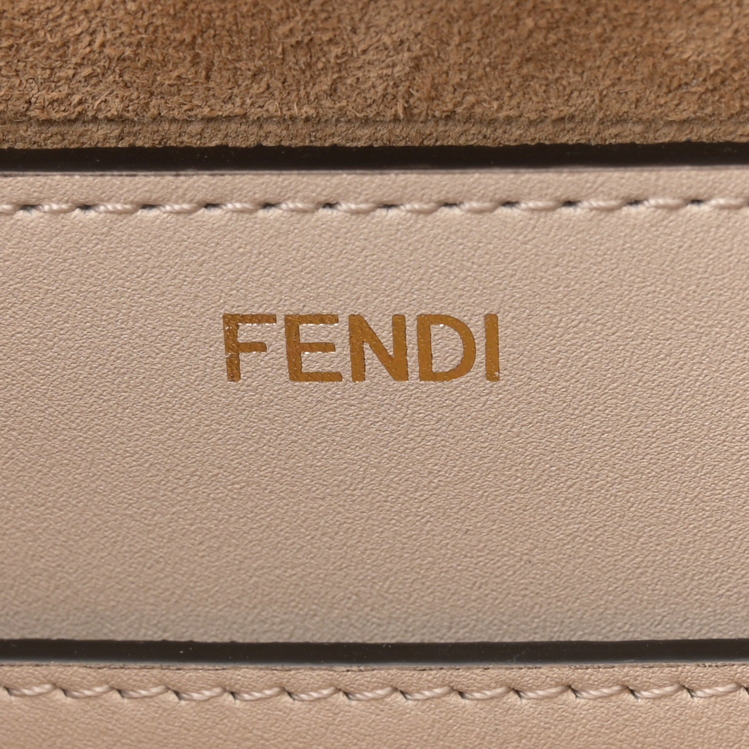 Fendi Vitello Medium Soft Peekaboo Camelia 6 of 12