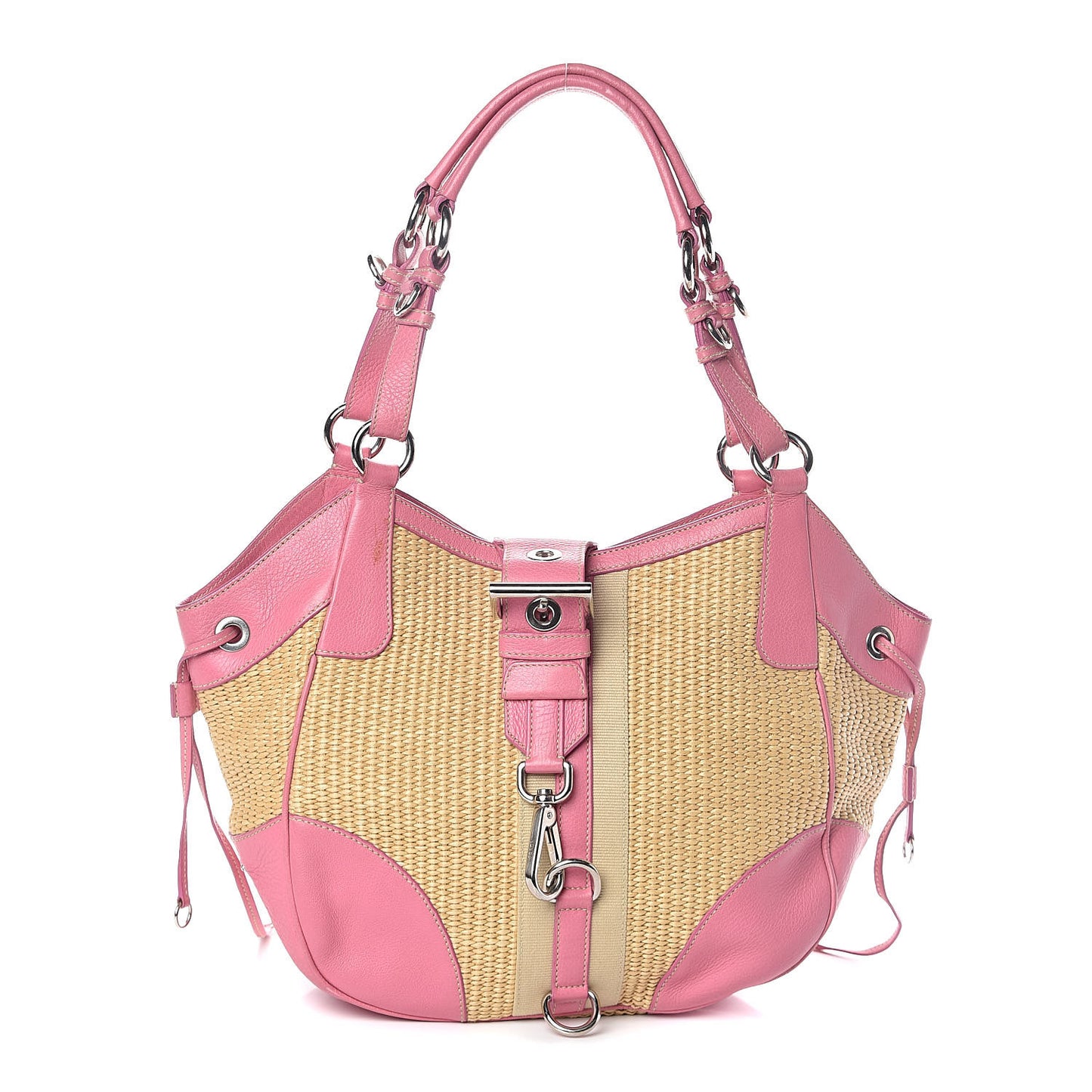 Straw Vitello Daino Hobo Naturale Begonia
