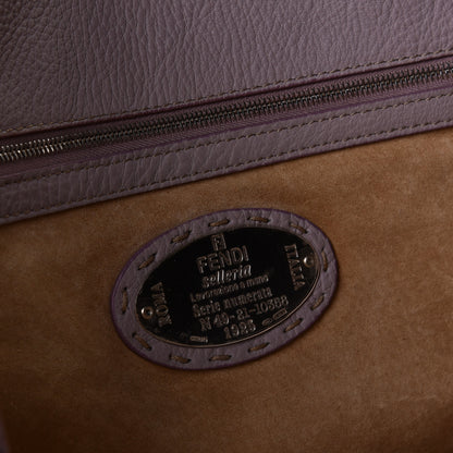Fendi Calfskin Romano Selleria Medium Linda Satchel Pink 8 of 13