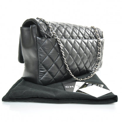 Chanel Lambskin Jumbo Coco Rain Flap Black 2 of 12