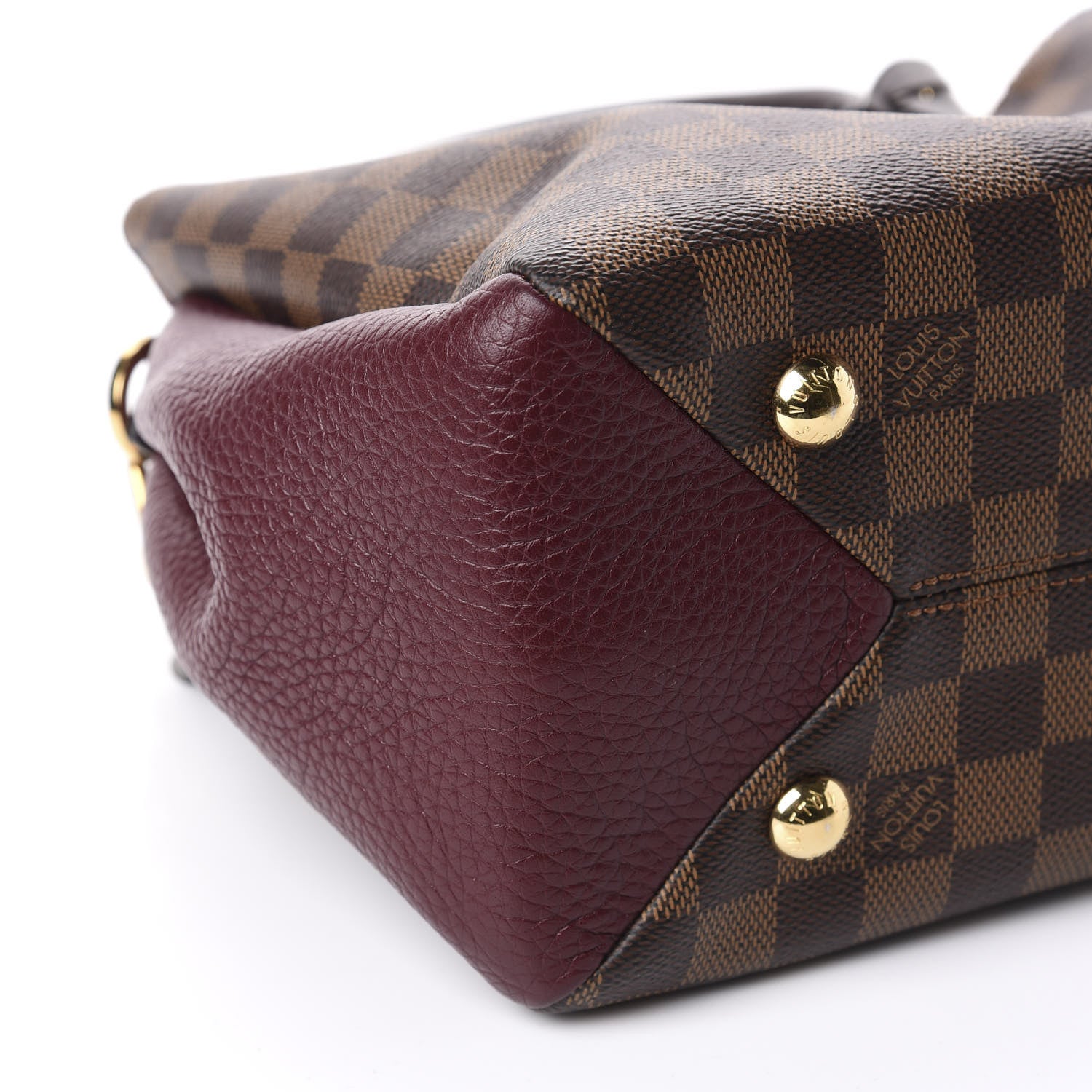 Louis Vuitton Damier Ebene Cuir Taurillon Brittany Bordeaux 6 of 9