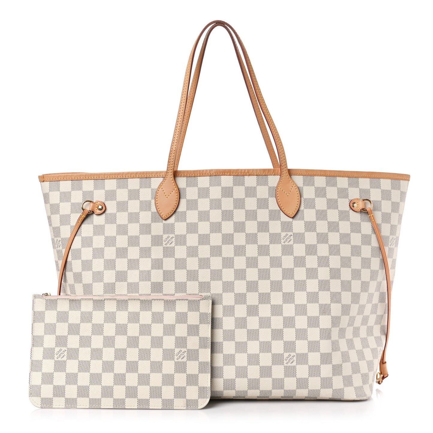 Damier Azur Neo Neverfull GM Rose Ballerine