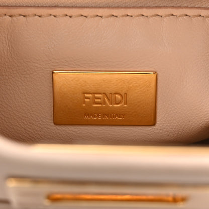 Fendi Nappa Mini Peekaboo Iconic Satchel Rosa Plaster 7 of 17