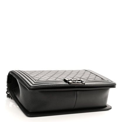 Chanel Caviar Quilted New Medium Boy Flap So Black 4 of 11