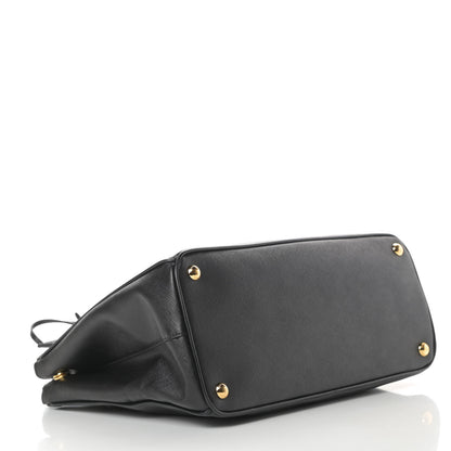 Prada Saffiano Lux Medium Tote Black 4 of 13