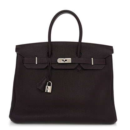 Hermes Togo Birkin 35 Raisin 1 of 21