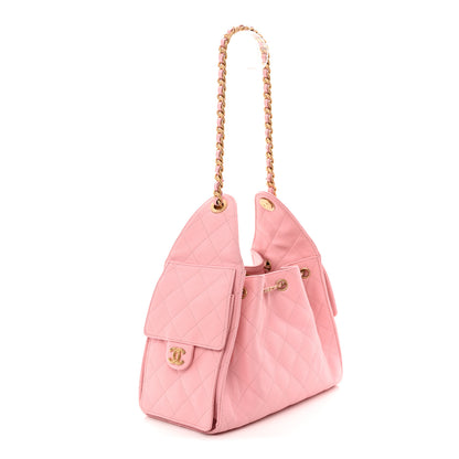 Chanel Caviar Quilted Small Chanel 25 Handbag Light Pink 3 of 10