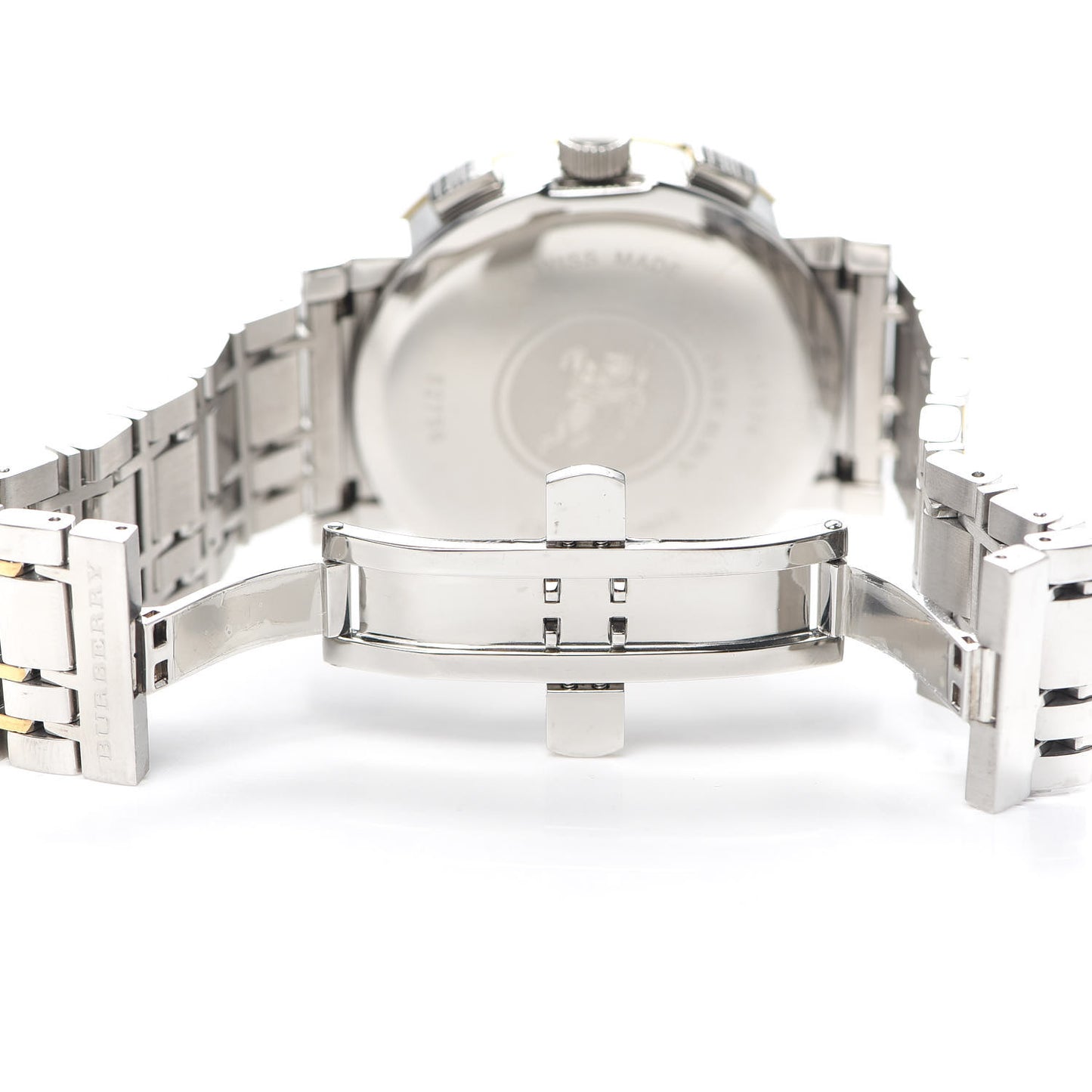 Stainless Steel 40mm Heritage Chronograph Quartz Watch BU1374