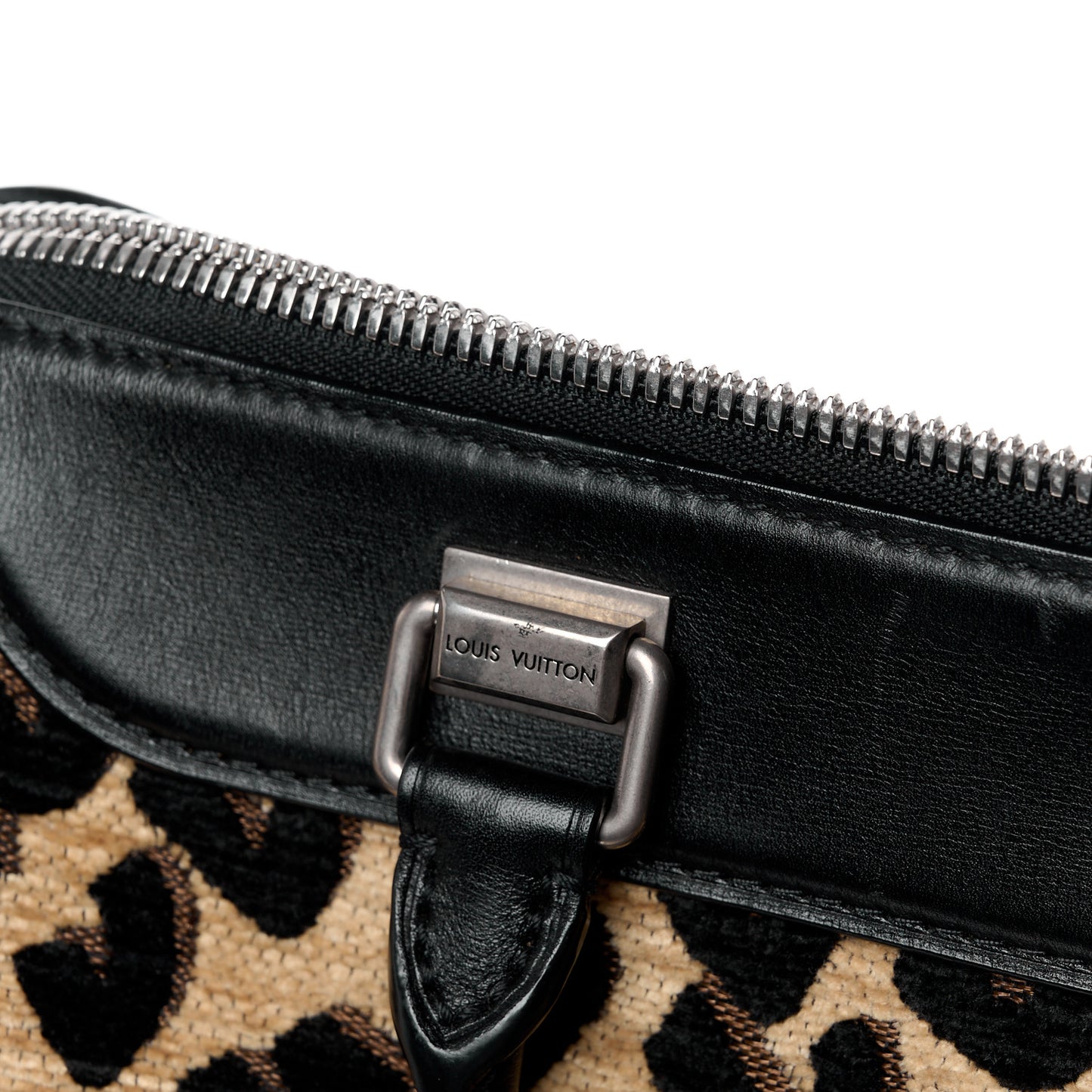 Jacquard Velvet Leopard Print Stephen Sprouse Speedy