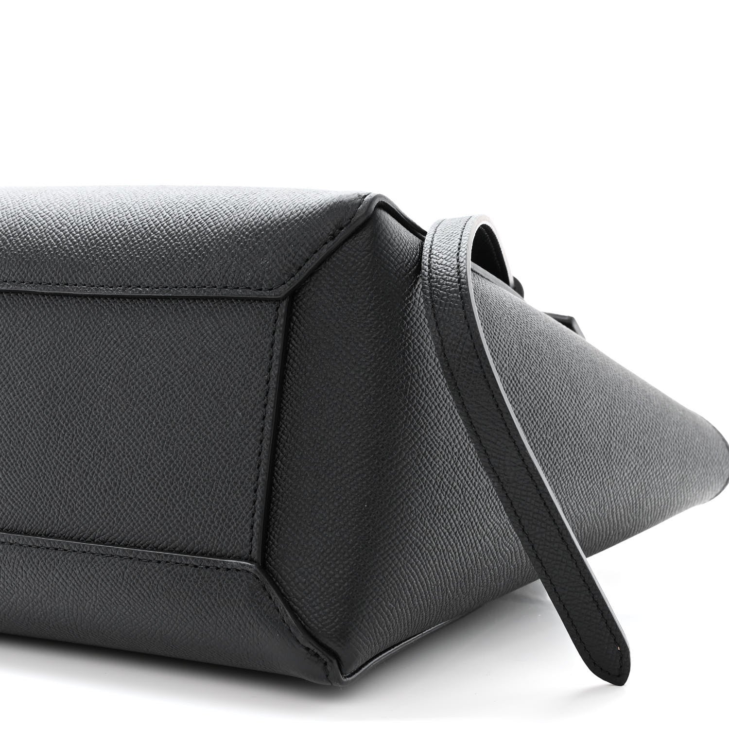 Celine Grained Calfskin Micro Belt Bag Black 10 of 10
