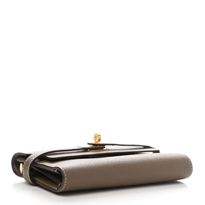 Hermes Epsom Medium Kelly Wallet Etoupe 4 of 8