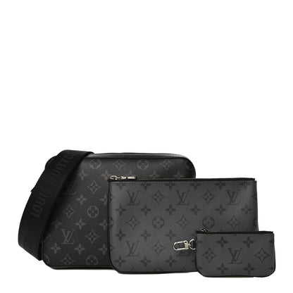 Louis Vuitton Reverse Monogram Eclipse Trio Messenger 1 of 11