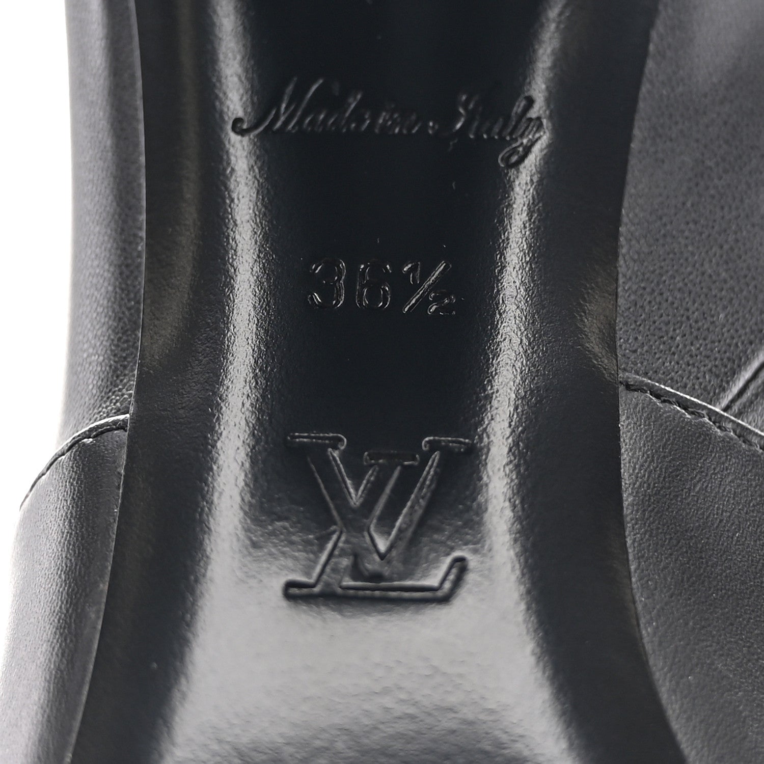 Louis Vuitton Calfskin Uniformes Silhouette Ankle Boots 36.5 Black 8 of 12
