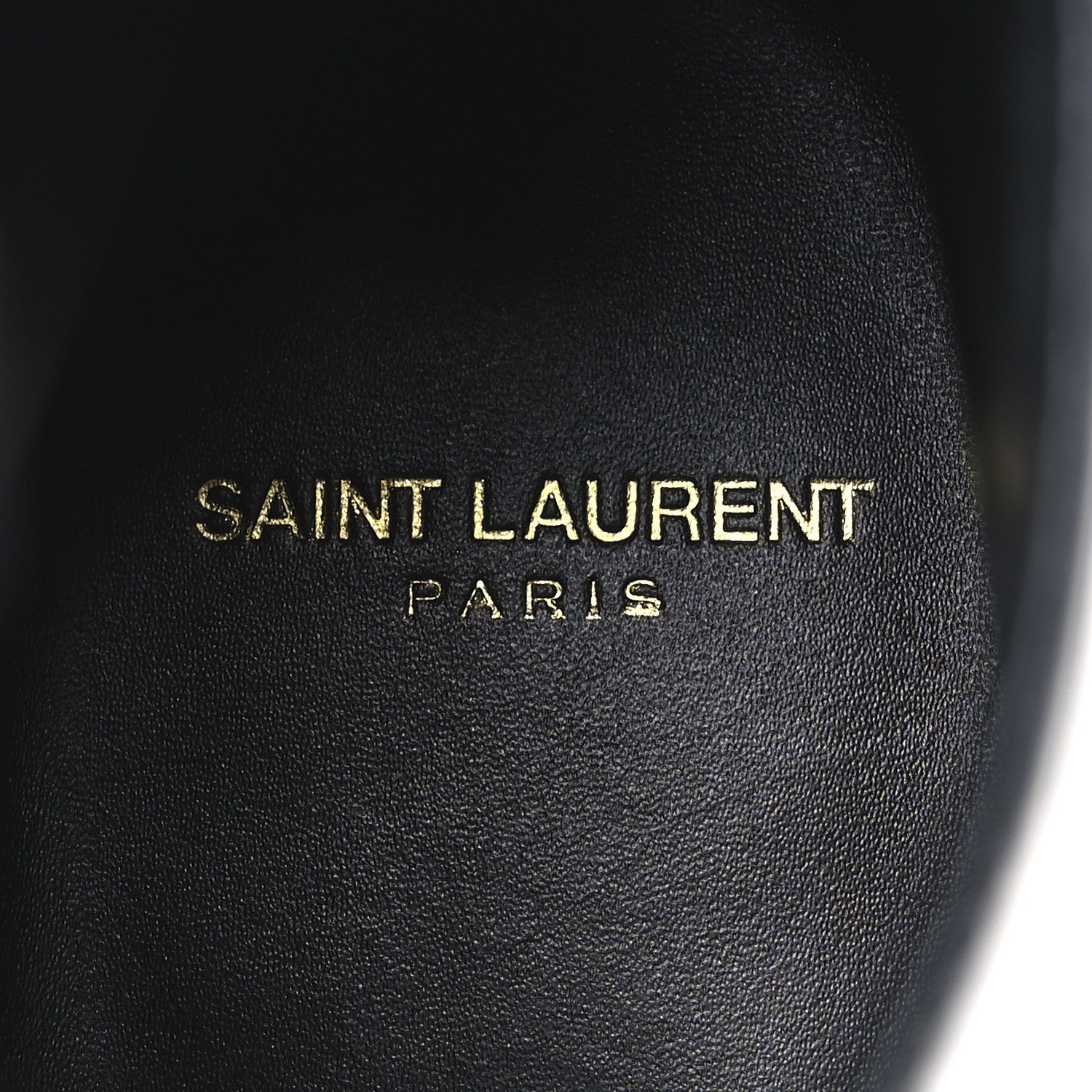 Saint Laurent Vitello Beat 40 Ankle Boots 37 Black 9 of 12