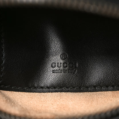 Gucci Calfskin Matelasse Mini GG Marmont Crossbody Bag Black 5 of 9