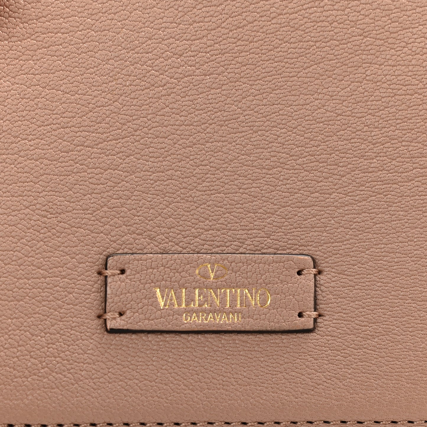 Goatskin Micro VSling Shoulder Bag Rose Cannelle