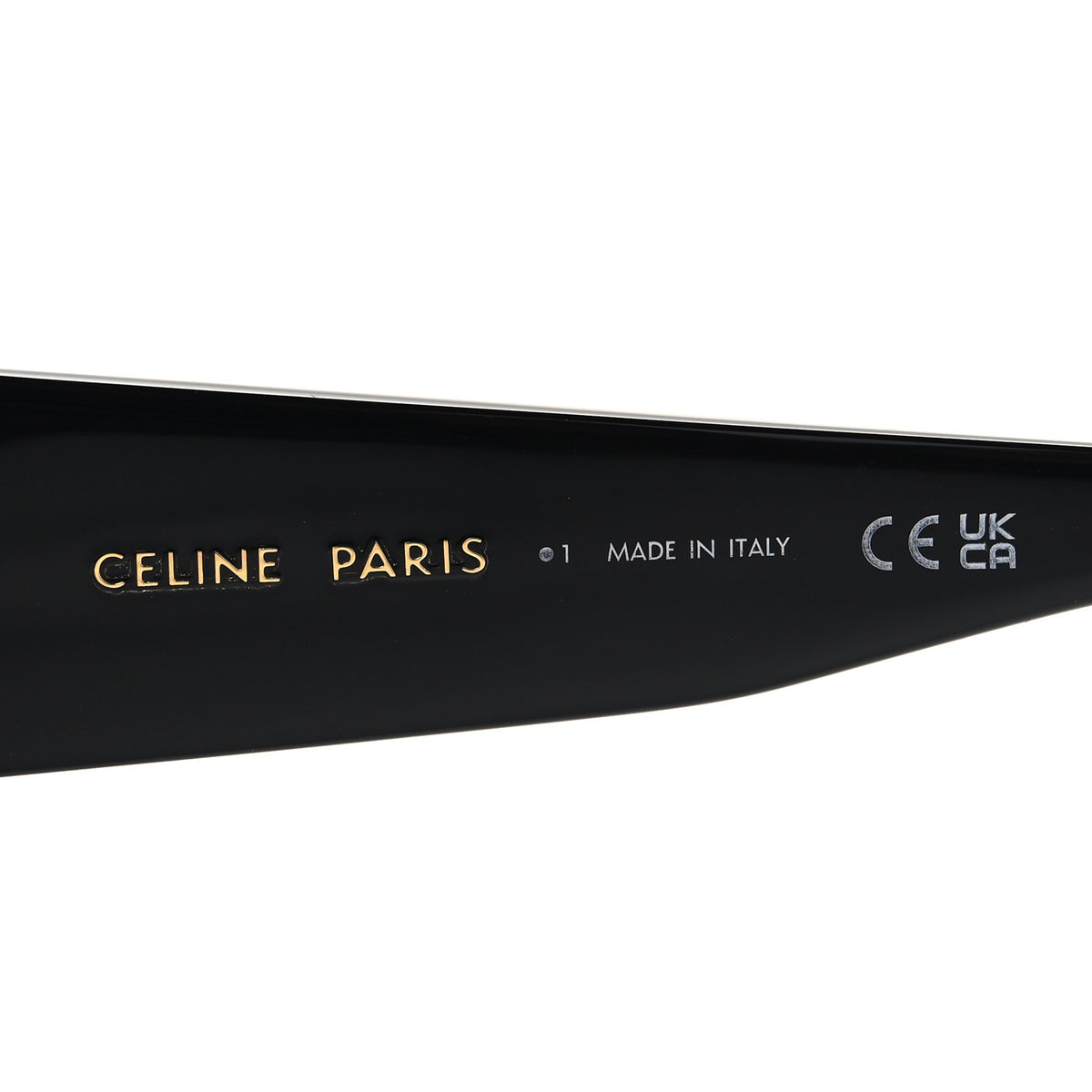 Acetate Bold 3 Dots Sunglasses CL40287U Black