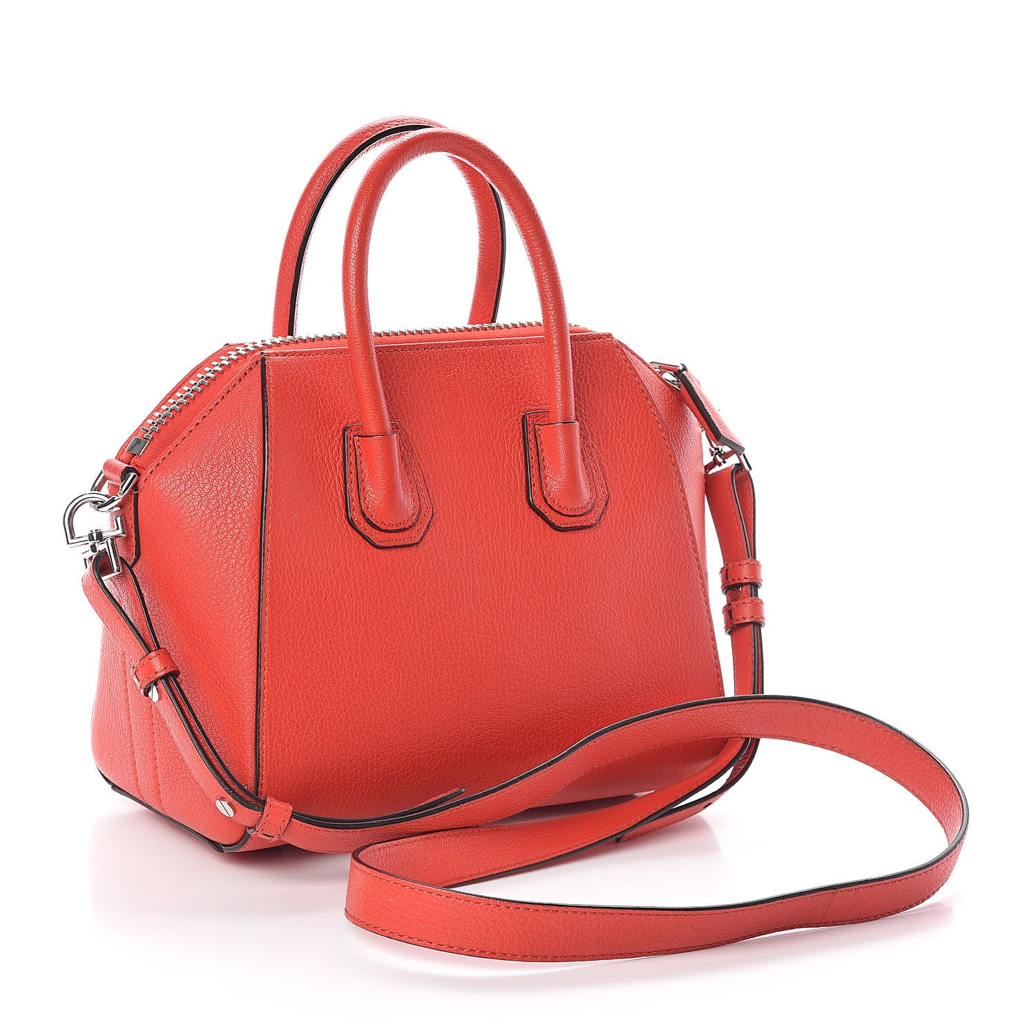 Givenchy Sugar Goatskin Mini Antigona Pop Red 3 of 15