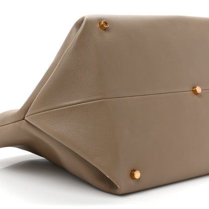 Khaite Pebbled Calfskin Medium Amelia Tote Taupe 8 of 13