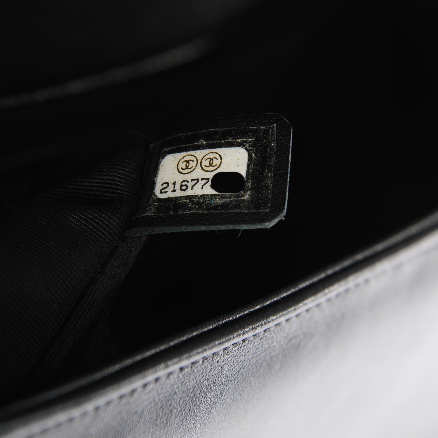 Chanel Calfskin Quilted Medium Boy Flap Black 9 of 9