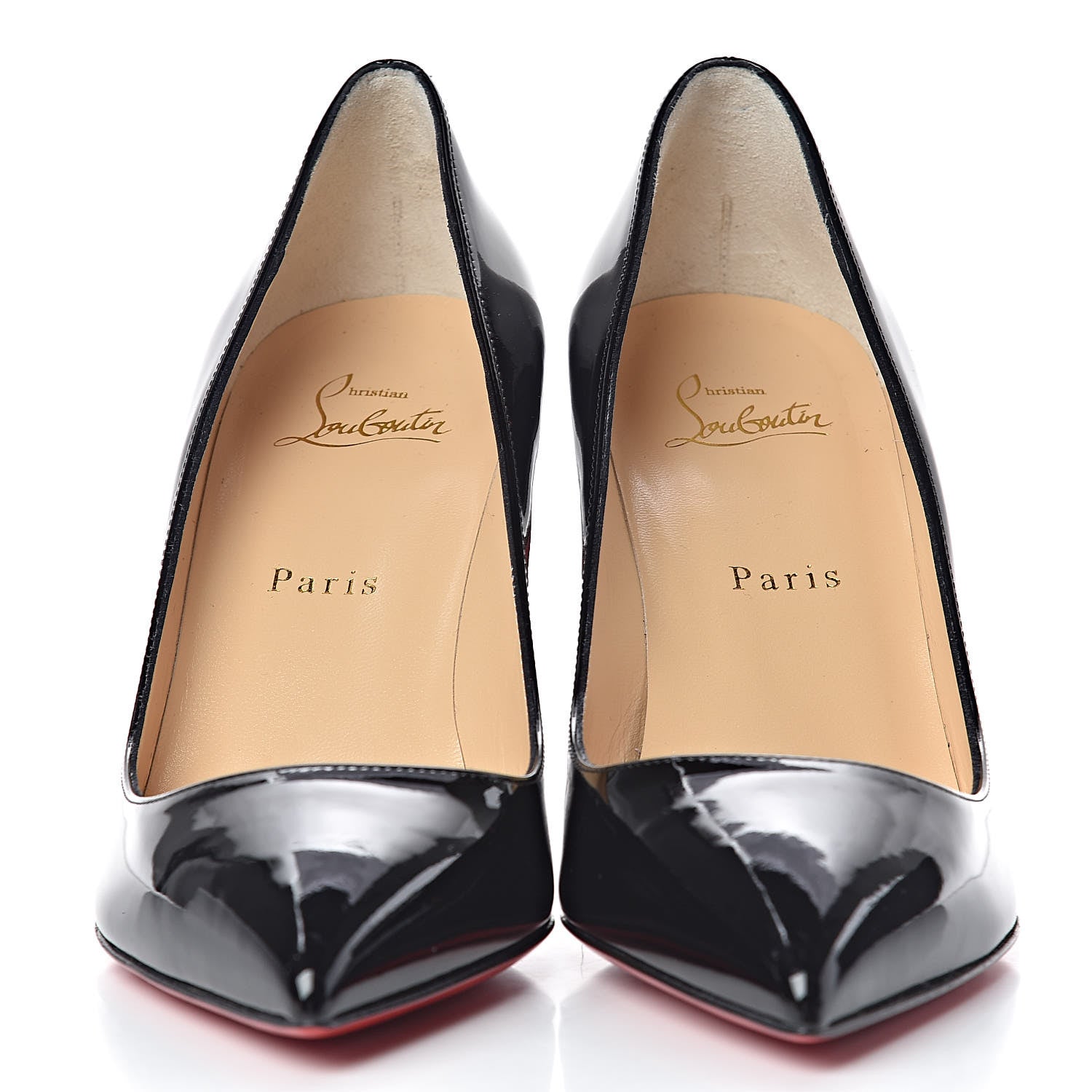 Christian Louboutin Patent Pigalle Follies 85 Pumps 38.5 Black 2 of 8