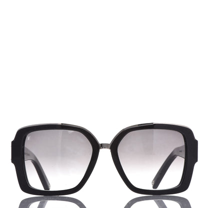 Louis Vuitton Soupcon Carre Sunglasses Z0484E Black Glitter 3 of 8