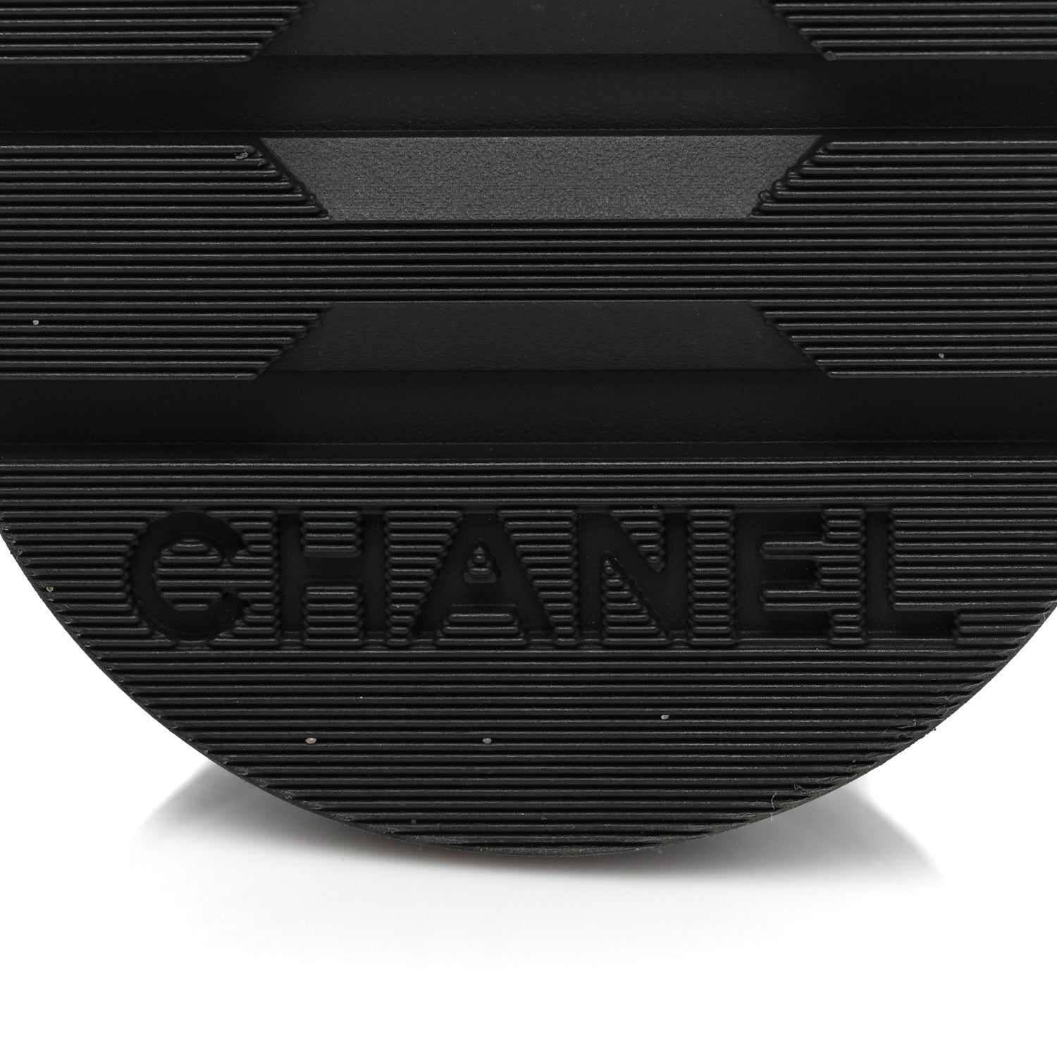 Chanel Shiny Calfskin Quilted Lace Up Combat Boots 36 Black 6 of 10