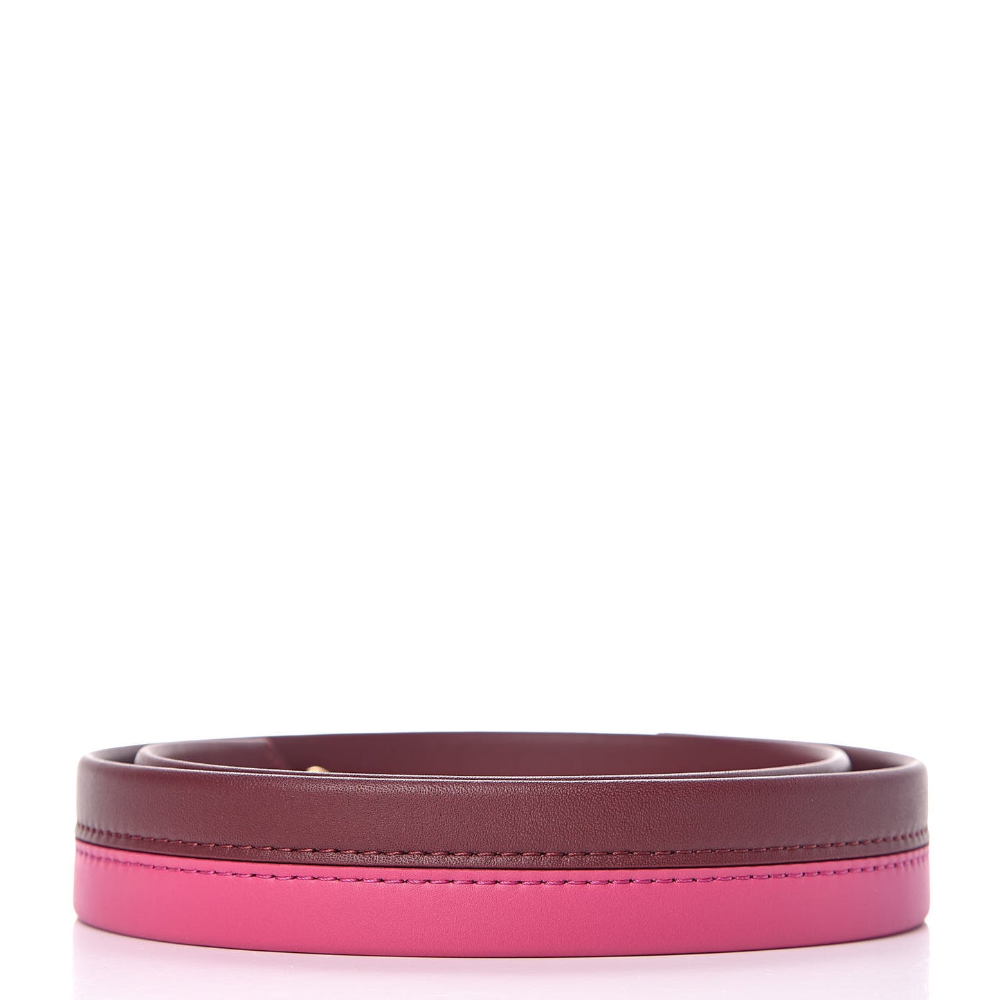 Calfskin Cluny BB Shoulder Strap Bordeaux Fuchsia