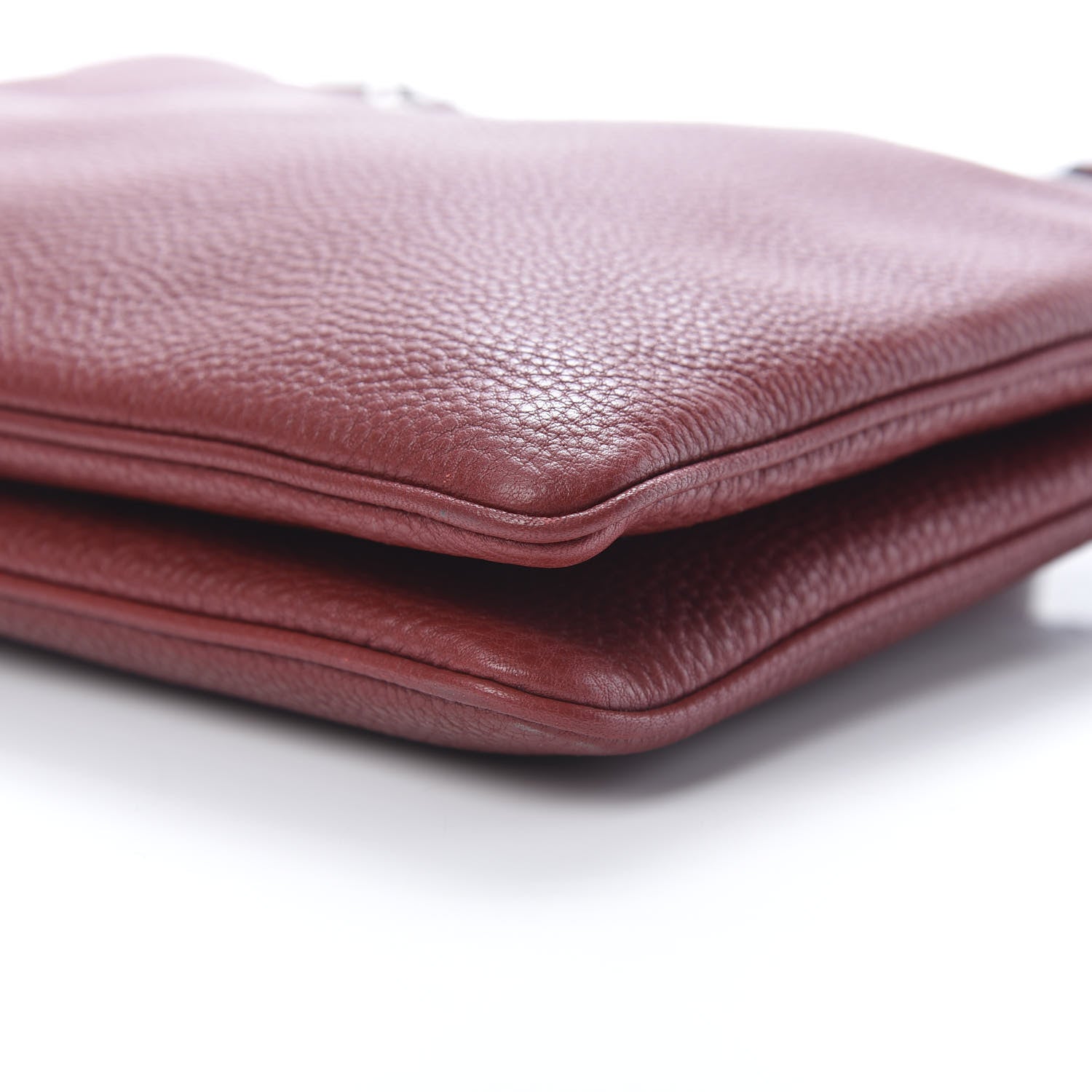 Prada Vitello Daino Double Zip Crossbody Bag Rubino 11 of 11
