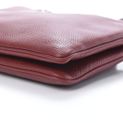 Prada Vitello Daino Double Zip Crossbody Bag Rubino 11 of 11